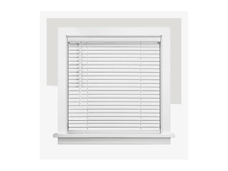 CHICOLOGY Cordless Mini Blinds for Indoor, 27" W x 48" H