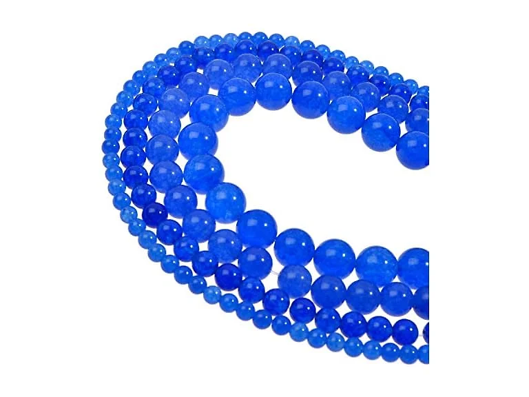 Tashidelek Natural Colored Chalcedony Stone Beads