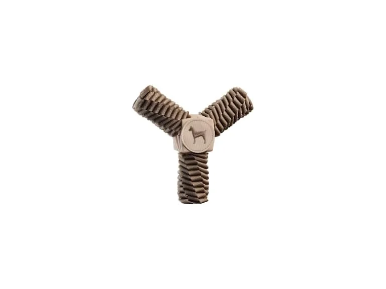 NOAH & PAW Luxury Dog Toy, Dog Rope Toy- Y Flyer, Beige
