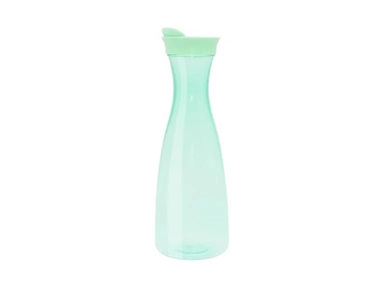 OGGI Clear Carafe w/Flip Open Lid  Green Tint