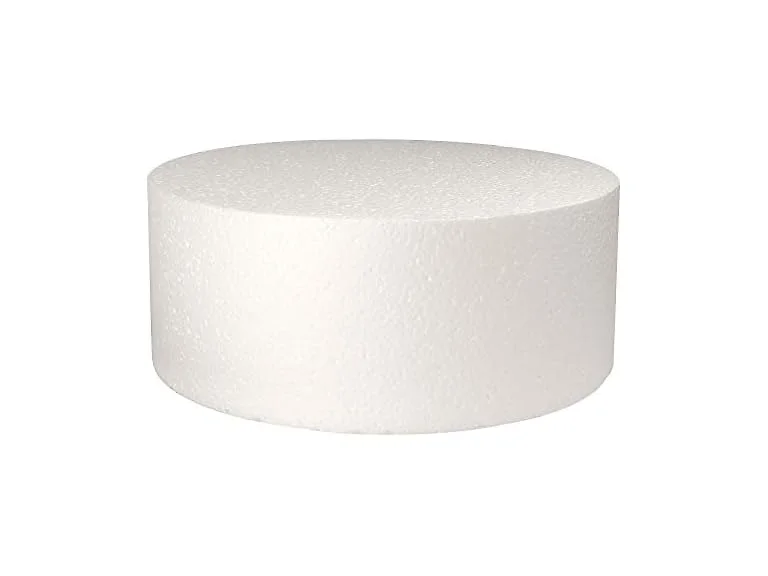 BakeDeco Round Cake Dummy, Styrene