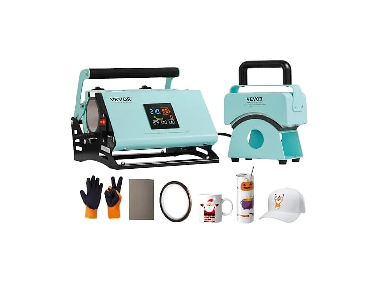 VEVOR 2 in 1 Tumbler and Hat Heat Press Machine