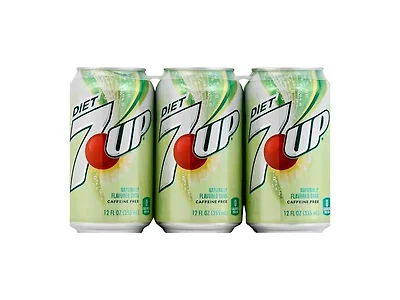 1CT Diet 7 Up, 12 fl oz