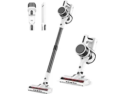 Fykee Vacuum Cleaner, Cordless Vacuum Cleaner with 1.2L Dust Cup and 80,000 PRM Brushless Motor, Stick Vacuum Cleaner with Large Detachable Battery up to 35 mins Run Time
