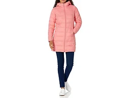 Amazon Essentials Women's Lightweight Water-Resistant Packable Puffer Coat Outerwear, -Pink, X-Small