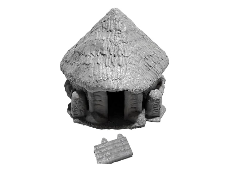 Centrion Studio Carved Pillar Hut