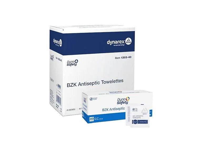 Dynarex DynaSafety BZK Antiseptic Towelettes