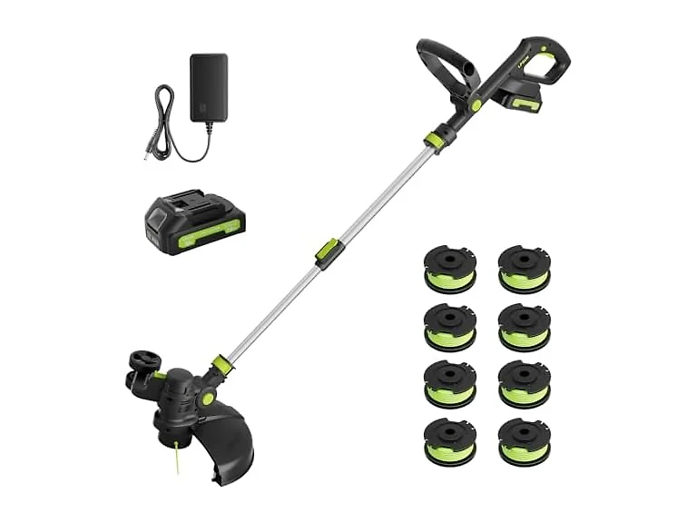 12" Cordless String Trimmer/Edger, 20V 2.0Ah Battery