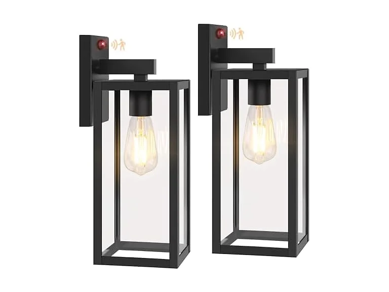 BesLowe 15" Upgraded Motion Sensor Outdoor Wall Light