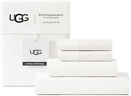 UGG 13579 CAL KING UGG Hedi California King Sheet Set WHIT