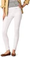 Amazon Essentials Women's Skinny Fit Mid-Rise Stretch Pull-On Jegging with Pockets - Discontinued Colors, White, 20