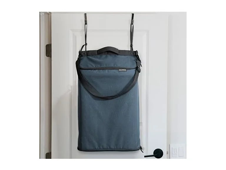 CleverMade Over The Door Laundry Hamper, 21.5- Ocean