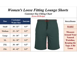 5-Pack Women's Loose Fit Cotton Blend Lounge Shorts