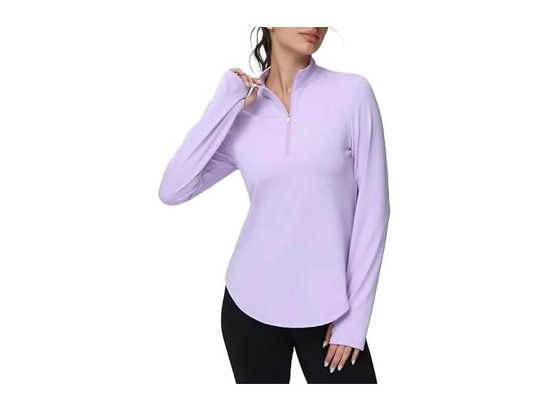 Ggov Women Golf Polo Long Sleeve Workout V Shirts