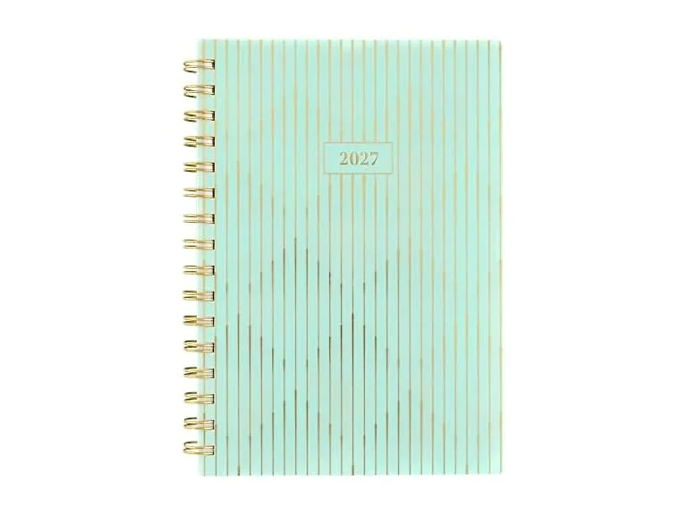 Mead Cambridge 2027 Planner, Weekly & Monthly, 5.5" x 8.5", Glimmer (1843-200-27)
