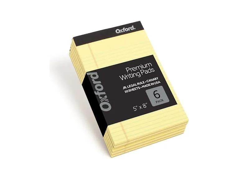 Oxford Premium Legal Pads, 6 Pack
