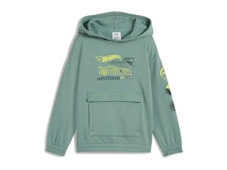 Puma Boys Logo Pullover Hoodie