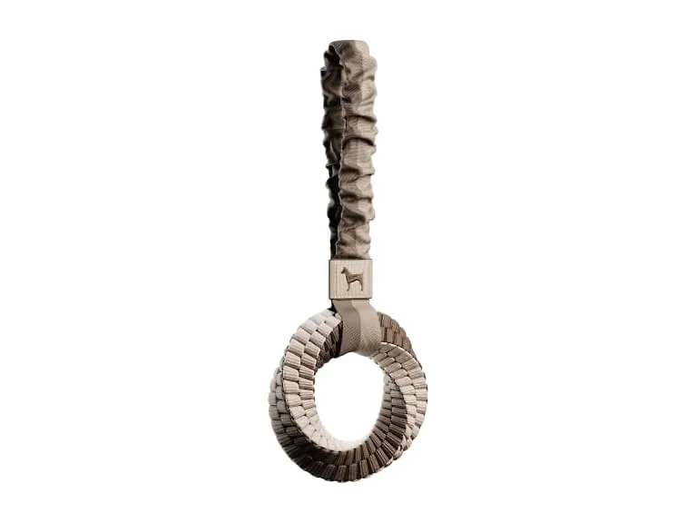 NOAH & PAW Luxury Dog Toy, Dog Rope Toy- Tug Ring, Beige