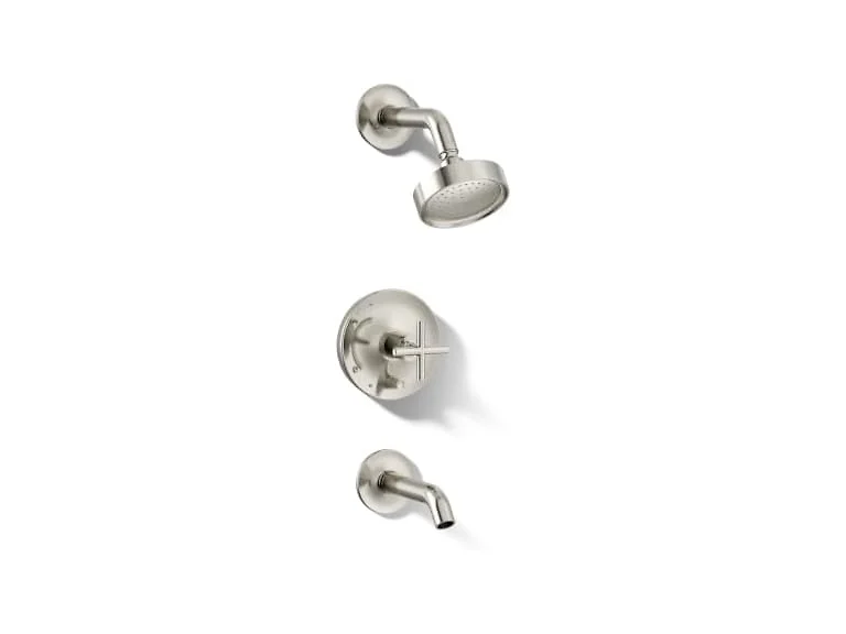 Kohler T14420-3-SN Purist Rite-Temp bath and shower trim