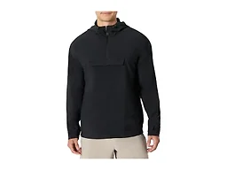 Amazon Essentials Men's Athletic Lightweight Stretch Woven Colorblock Anorak Jacket, Black, Large