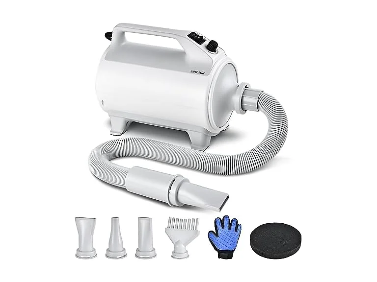 Entosun Dog Dryer, Pet Hair Dryer, 4.3hp/280