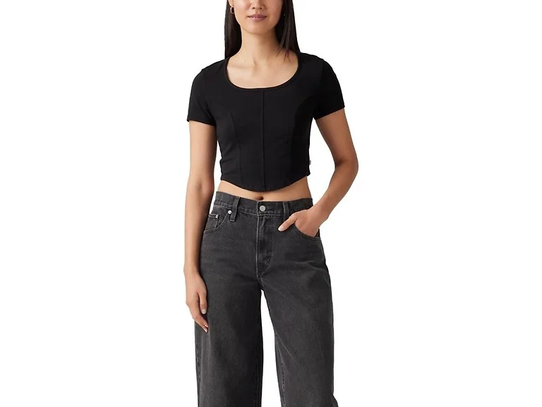 Levi's Women (XL) Lyra (new) Tee Anthracite Night
