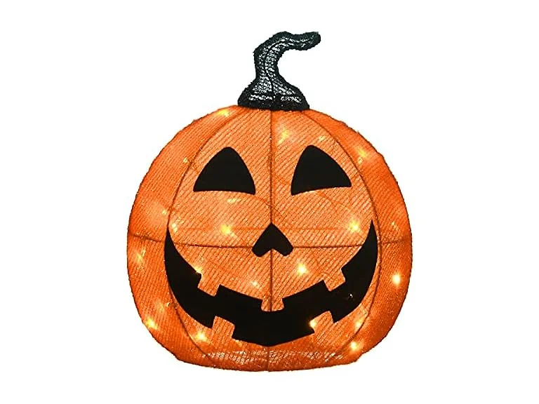 Pre-Lit Smiling Jack O' Lantern Outdoor Decoration