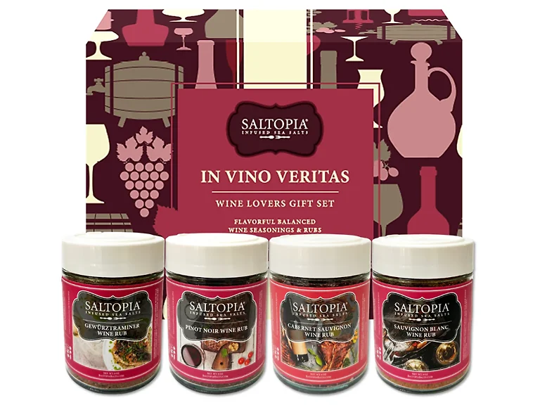 (4pk) Wine Lovers Infused Sea Salts
