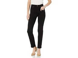 Levi's Women's 724 High Rise Straight Jeans, Soft Black (Stretch), 26 Long