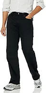 Amazon Essentials Men's Straight-Fit Bootcut Jean - Discontinued Colors, Black, 31W x 28L