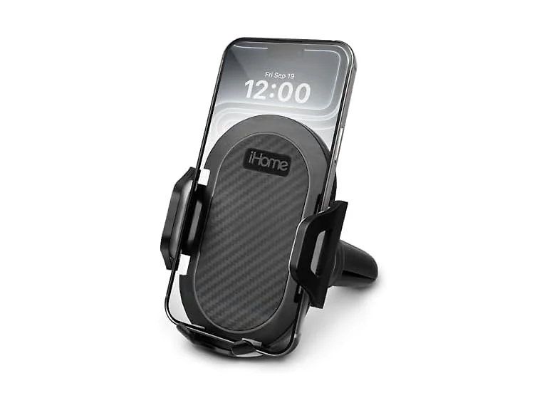 iHome Air Vent Clip Car Mount, 360° Rotation