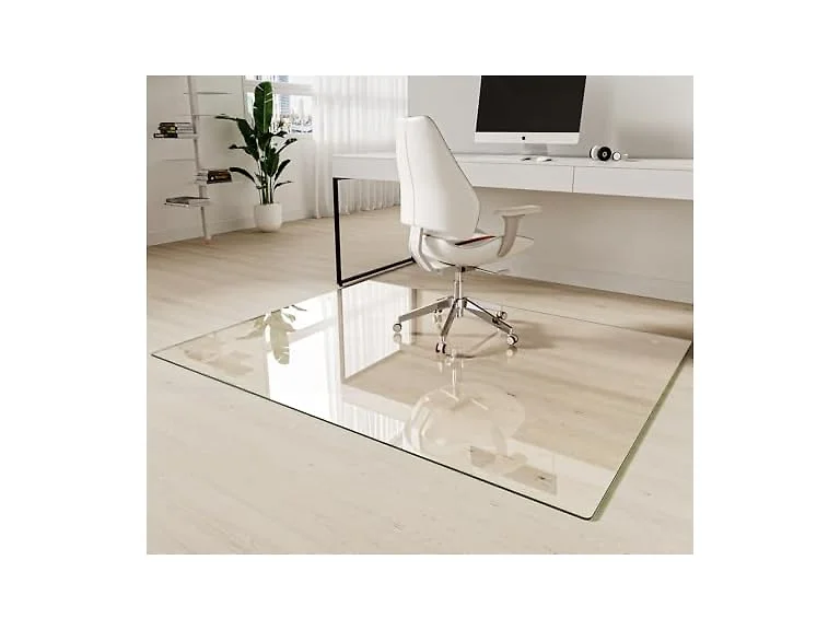 Koonmi 50" x 65" Upgraded Glass Chair Mat