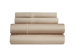 Bibb Home 10004 Queen 1000TC Cotton Rich 4-Piece Sheet Set 