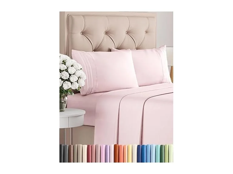 CGK 4 Piece Breathable Sheet Set- Choose Color