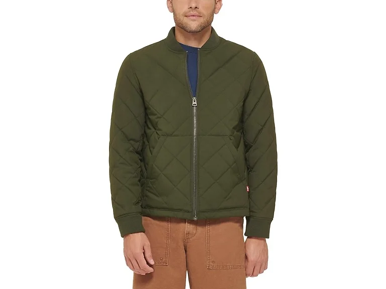 Levi's Men (S) Quilted Open Bottom Bomber Jacket