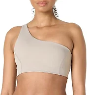 Amazon Essentials Women's Formflex One Shoulder Sports Bra Taupe XX-Large