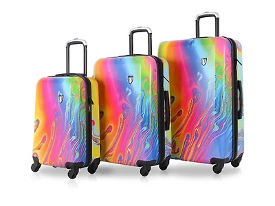 TUCCI Italy VORTICE II Art 3PC Luggage