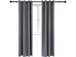 Sunnydaze Decor SNR-597-2PK 2 Blackout Panels 52x96 Gray G