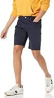 Amazon Essentials Men's Straight-Fit 7" Inseam Stretch 5-Pocket Twill Shorts, Midnight Blue, 32