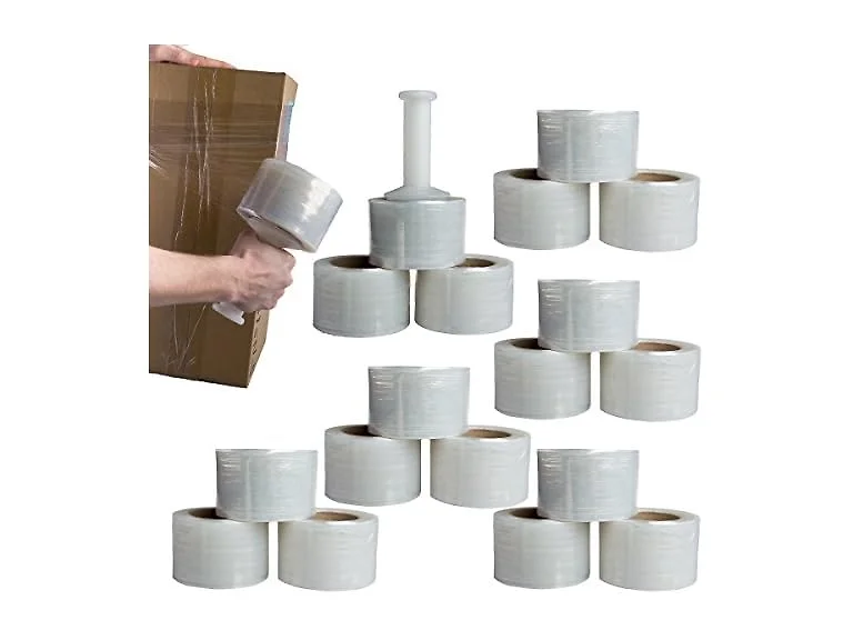 (18 Rolls) 3 Inch x 1000 Feet Pallet Stretch Film Wrap 
