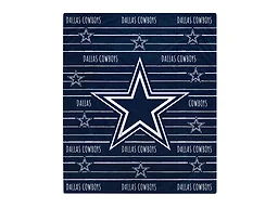 NFL Team Center Stripe Logo Throw - Dallas Cowboys