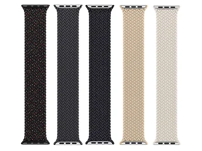 Apple Watch Braided Solo Loop - Black, White Hues