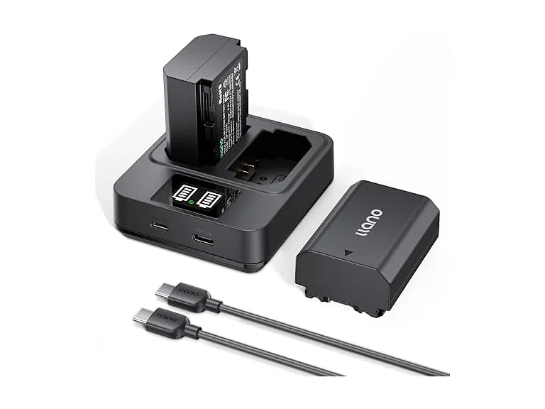 NP-FZ100 Batteries (2) + Dual Charger