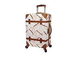 World Traveler Chariot Vintage 20" Hardside Carry-On, Posh Ivory