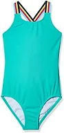 Kanu Surf Girls' Maggie Upf 50 Beach Sport Athletic One Piece Swimsuit, Maggie Atlantis, 5