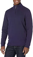 Amazon Essentials Men's Quarter-Zip French Rib Mock Neck Sweater, Casual Wear, Navy, XX-Large