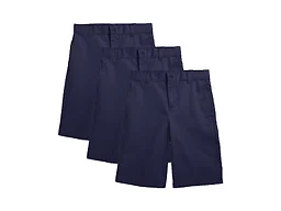 3PK Boys Stretch Cotton Chino Shorts