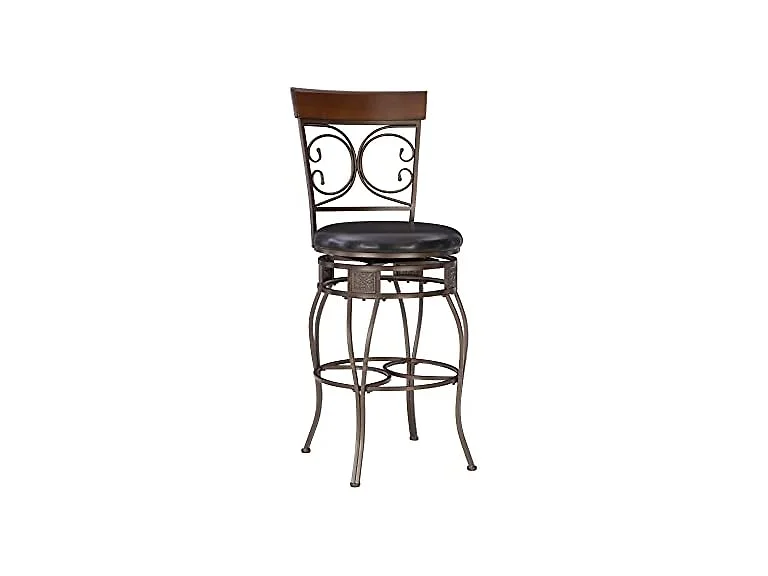 Powell Company Back Scroll Powell Big and Tall Barstool