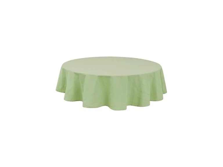 IZOD - Round Tablecloth, (Chadwick Laurel, 70")