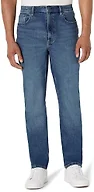 Amazon Essentials Men's Low Stretch Slim Straight Denim Jeans, Vintage Inspired, Stone Medium Wash, 38W x 28L